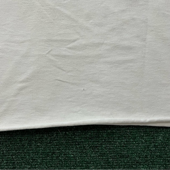 Vintage Women’s 80s Karate “Kiai” Humor *Cropped White T Shirt Size M 20X22 - Picture 12 of 12